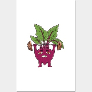 Beet Working Out Posters and Art